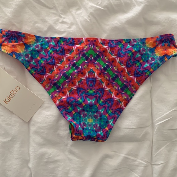 Brand new size small bikini bottoms colourful KIKIRIO Brazil swim - Picture 4 of 4